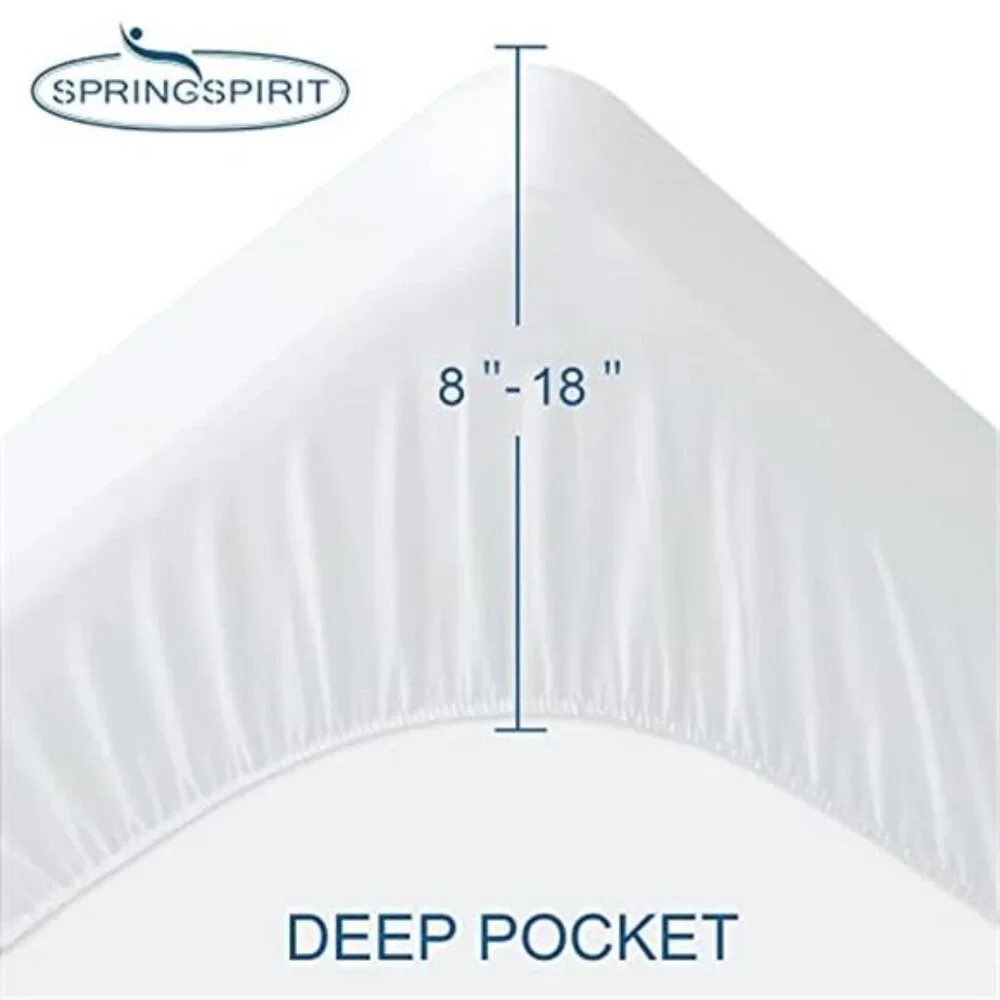 Queen Waterproof Mattress Protector Terry Soft 18